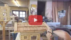 Vogelhaus Bausatz Tegernsee Dachrinne montieren